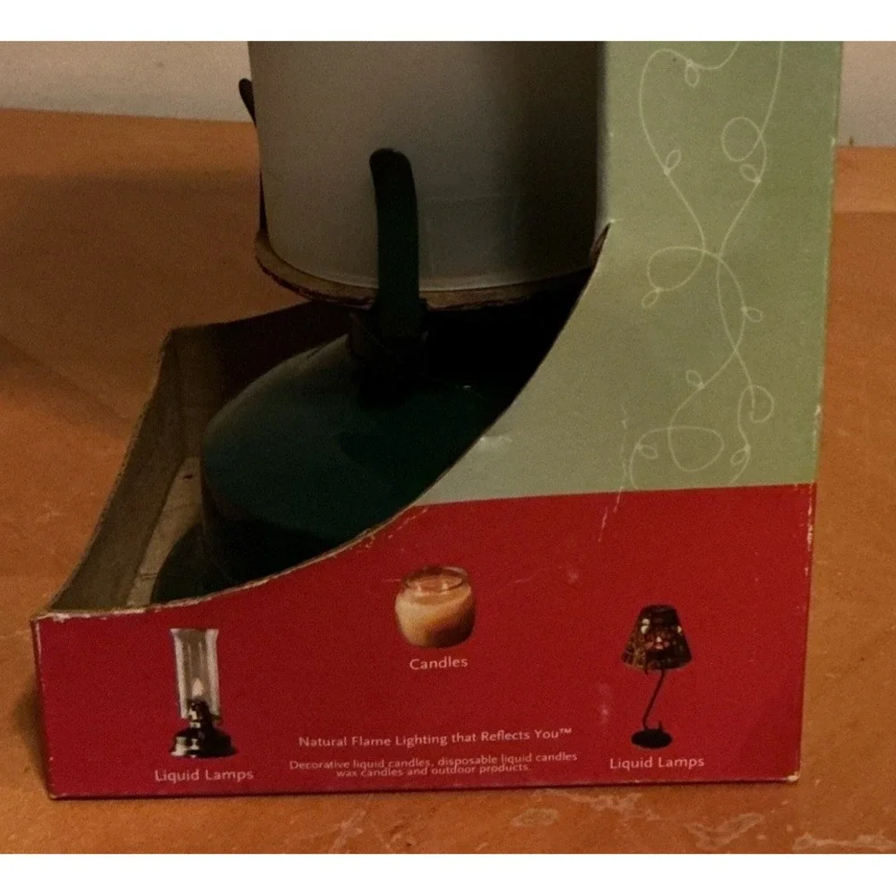 Vintage Snowman‎ Lamplight Ultra Pure Liquid Lamp, In Original Box